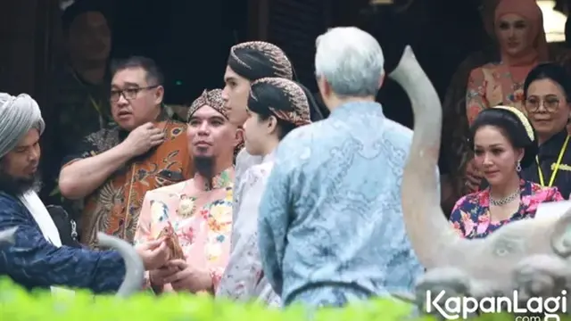 Momen Haru Siraman Al Ghazali Didampingi Ahmad Dhani