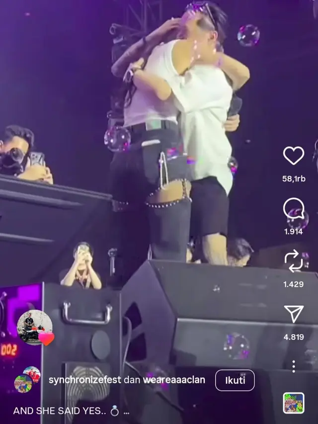 Synchronize Fest 2025 Hadirkan Momen Romantis