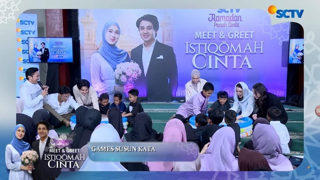 Bintang Sinetron SCTV Istiqomah Cinta Berbagi Kehangatan